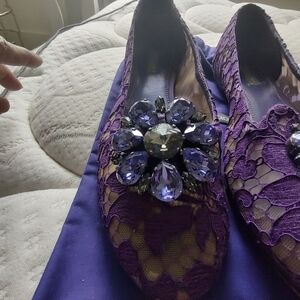 Dolce and Gabbana lace flats size 40